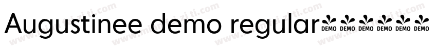 Augustinee demo regular字体转换